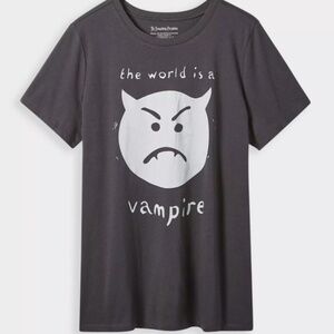 Torrid's Smashing Pumpkins Shirt, Classic Cotton Crew Neck Tee, Gray 3/3X